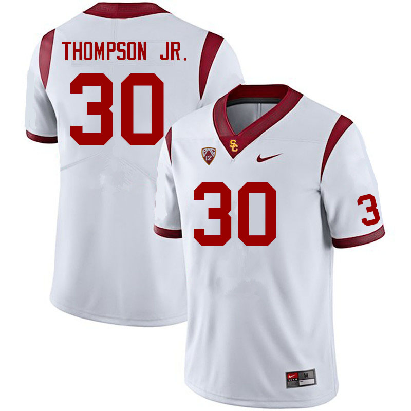 Men #30 Chris Thompson Jr. USC Trojans College Football Jerseys Sale-White